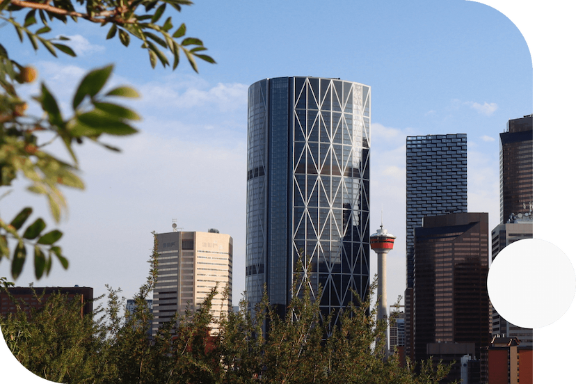 Downtown-Calgary-with-recognizable-landmark-buildings-such-as-The-Bow-and-the-Calgary-Tower-visible-1