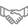 Icon Investor-Relations Handshake